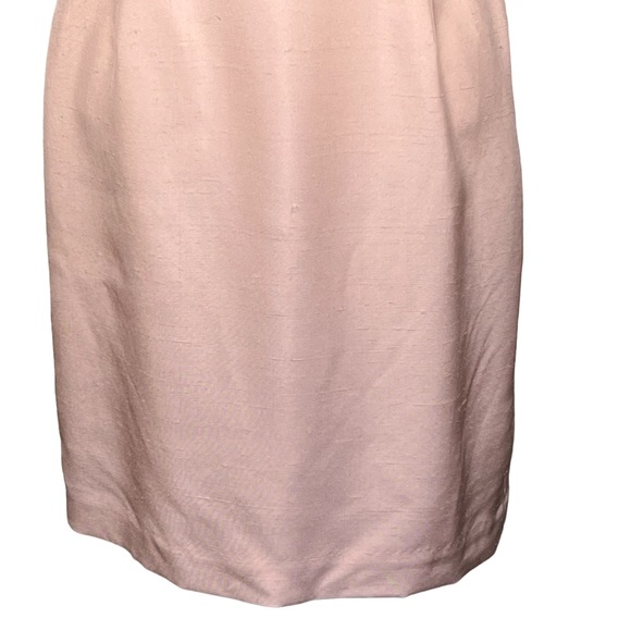 Sara Campbell Petites Women’s Light Peach Silk Tailored Sheath Dress 4 EUC - Picture 3 of 16